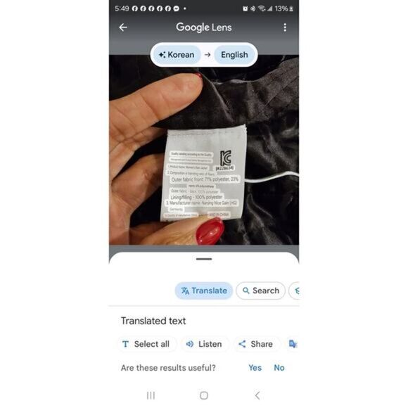 NWOT Kristen Blake Women's Gray Coat Jacket with Hood and Belt Size Large - Picture 9 of 10